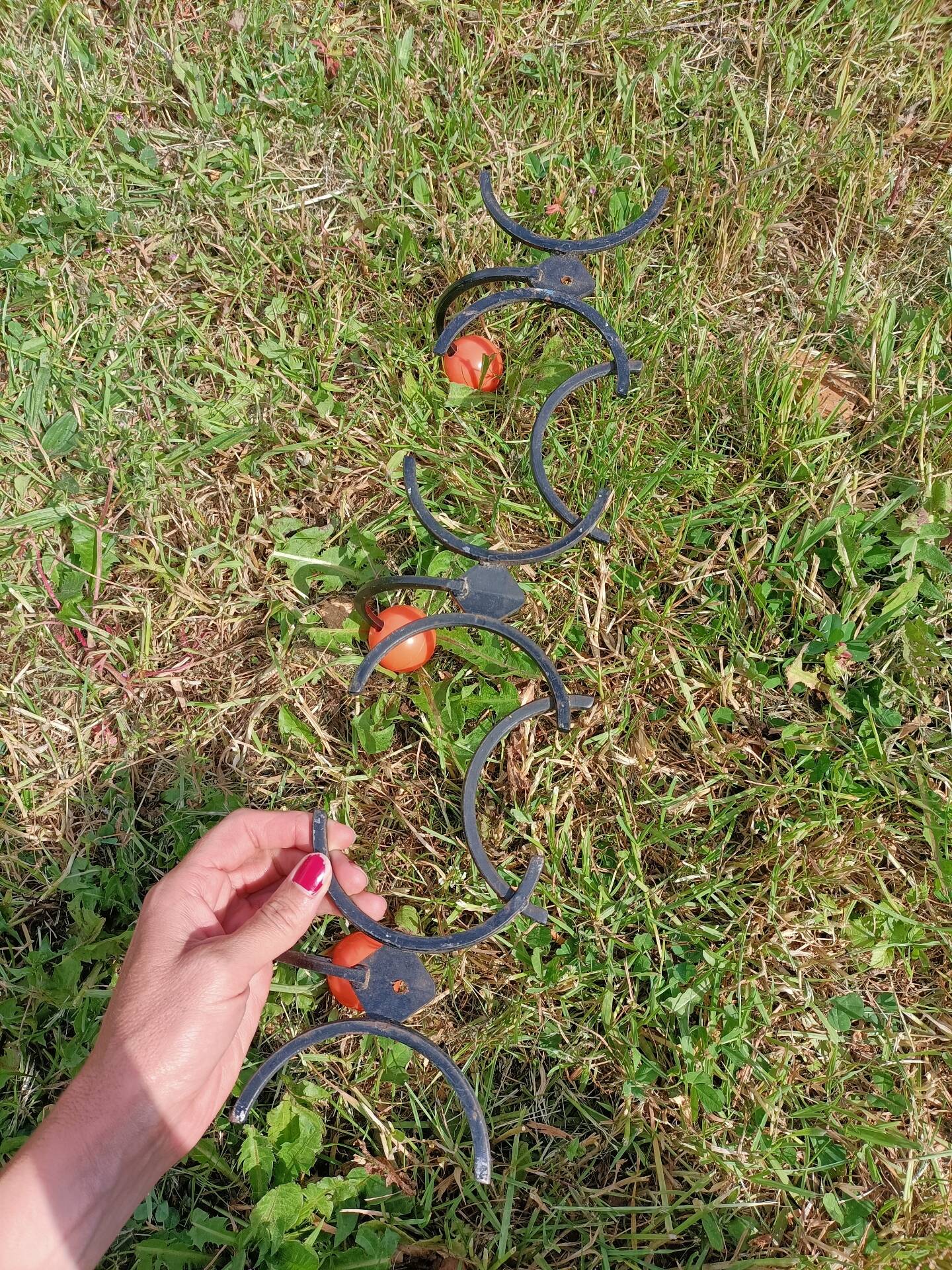 Retro wrought iron coat rack 💐