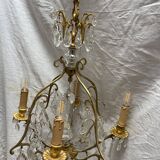Bronze chandelier mid-twentieth century.