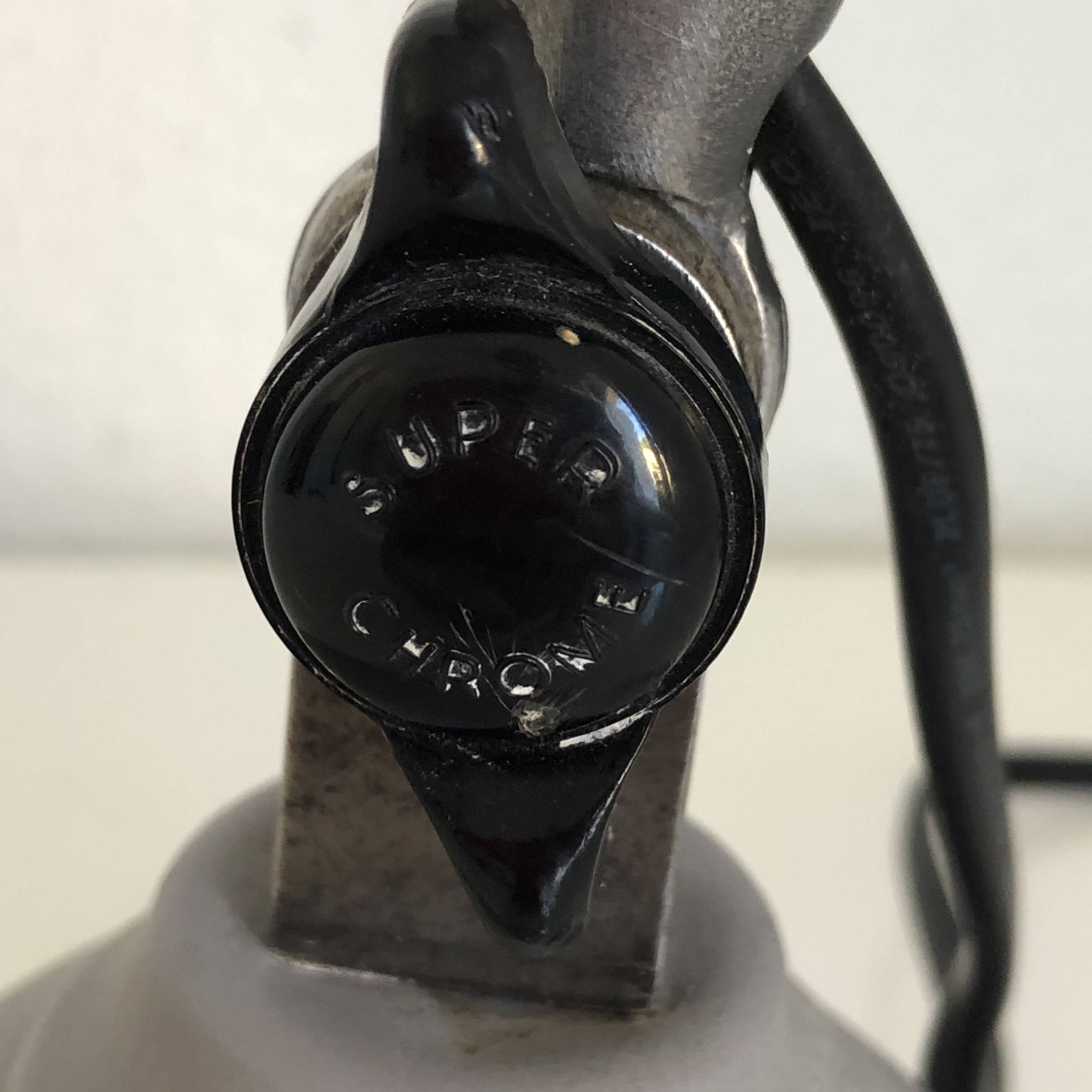 Lampe vintage 1950 industrielle atelier Super Chrome - 60 cm