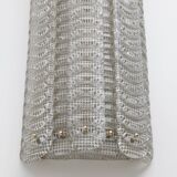 Pair of Mid-century Modern Style Italian Murano Glass Sconces "Reticello"