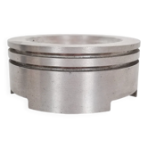Brushed steel ashtray