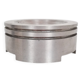 Brushed steel ashtray