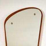 Scandinavian mirror shape free 1960 - 38x81cm