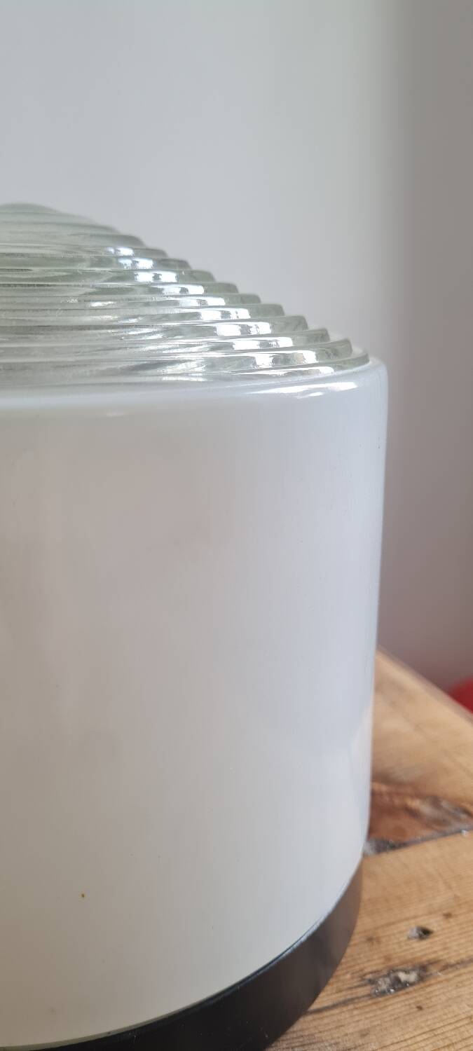 Art deco holophane wall light