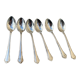 6 spoons in silver metal Hamfa 90 has antique shell pattern