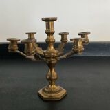 Chandelier miniature flambeaux en laiton