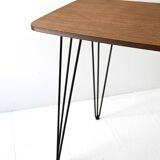 1950s Vintage Formica and Metal Side Table