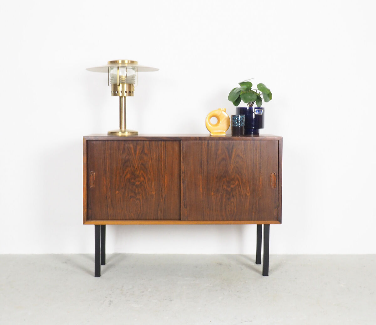 Danish rosewood sideboard with sliding doors HG furniture, 1960's