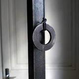 Lampadaire  tripode fer forgé,années 50
