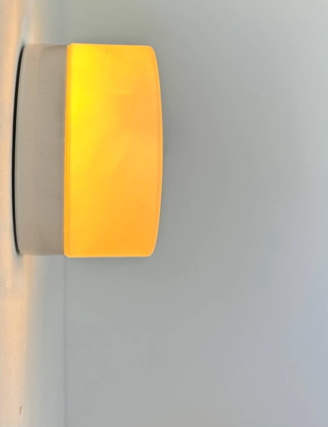 Pair of vintage porcelain and opaline wall lights, France 1970