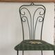 Chaise de jardin en acier et tissu