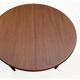 Danish round table by Oluf Th. Larsen Scandinavian teak vintage 1960