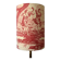 Red toile de Jouy lampshade