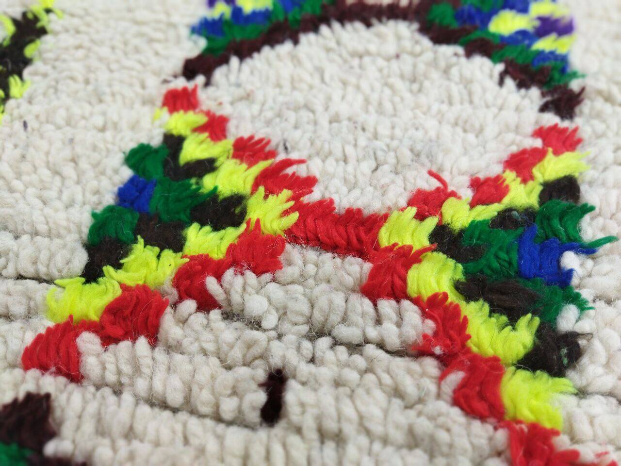 Handcrafted Moroccan Berber Rug 233 X 136 CM