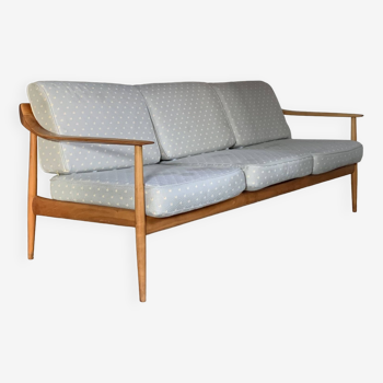 Wilhelm / Walter Knoll vintage 3-seater bench sofa