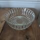 Cut glass salad bowl