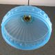 Old pendant lamp in blue translucent glass - circa 1930 - delivered with