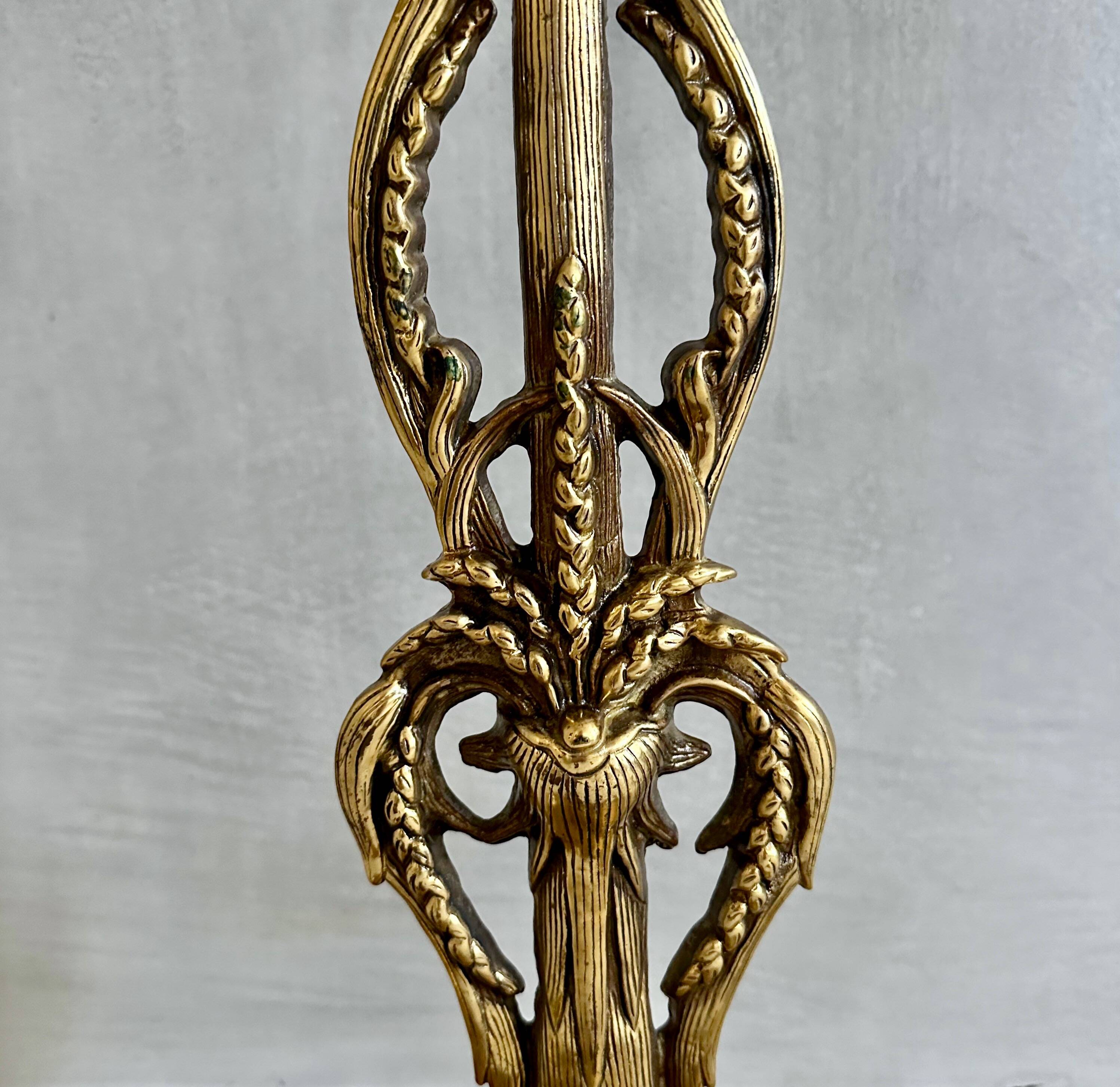 Antique Brass Umbrella Stand / Umbrella Holder