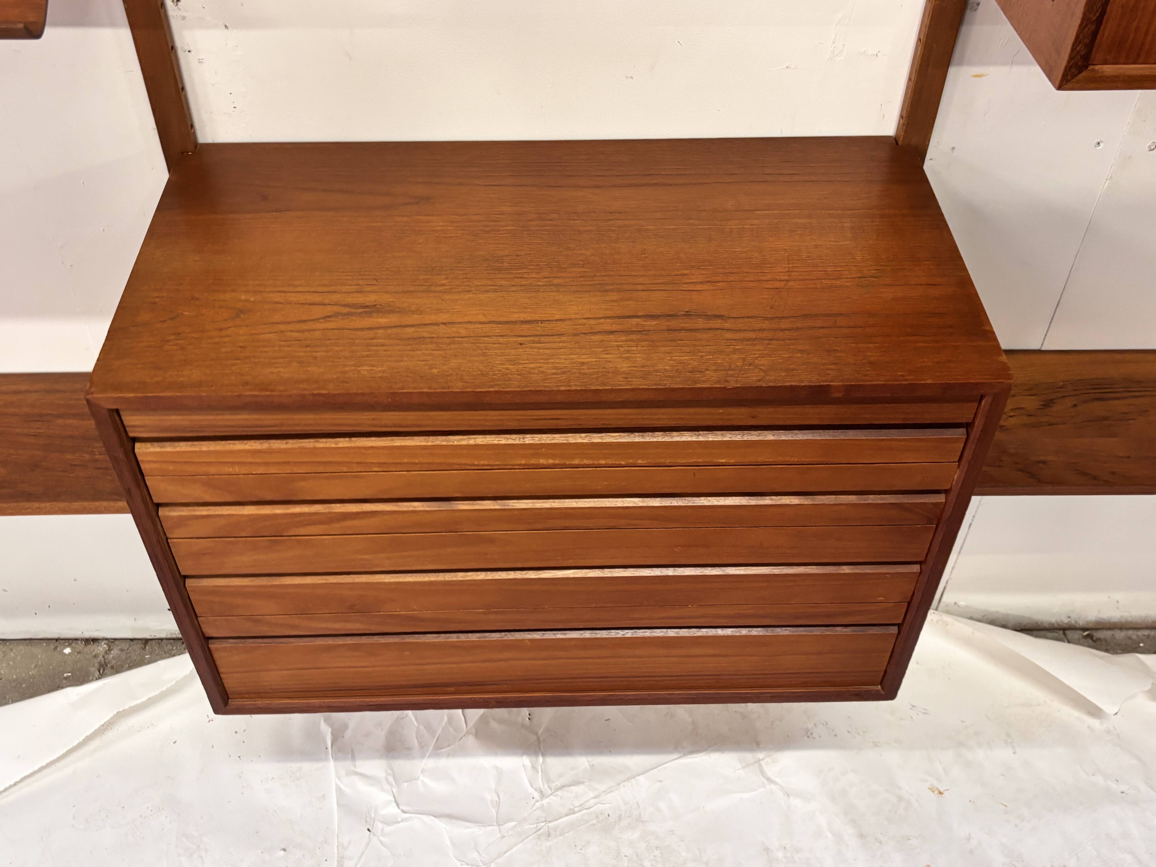 Vintage Poul Cadovius Royal System wall system wall unit