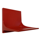 Étagère murale rouge de Rudolf Horn 1968