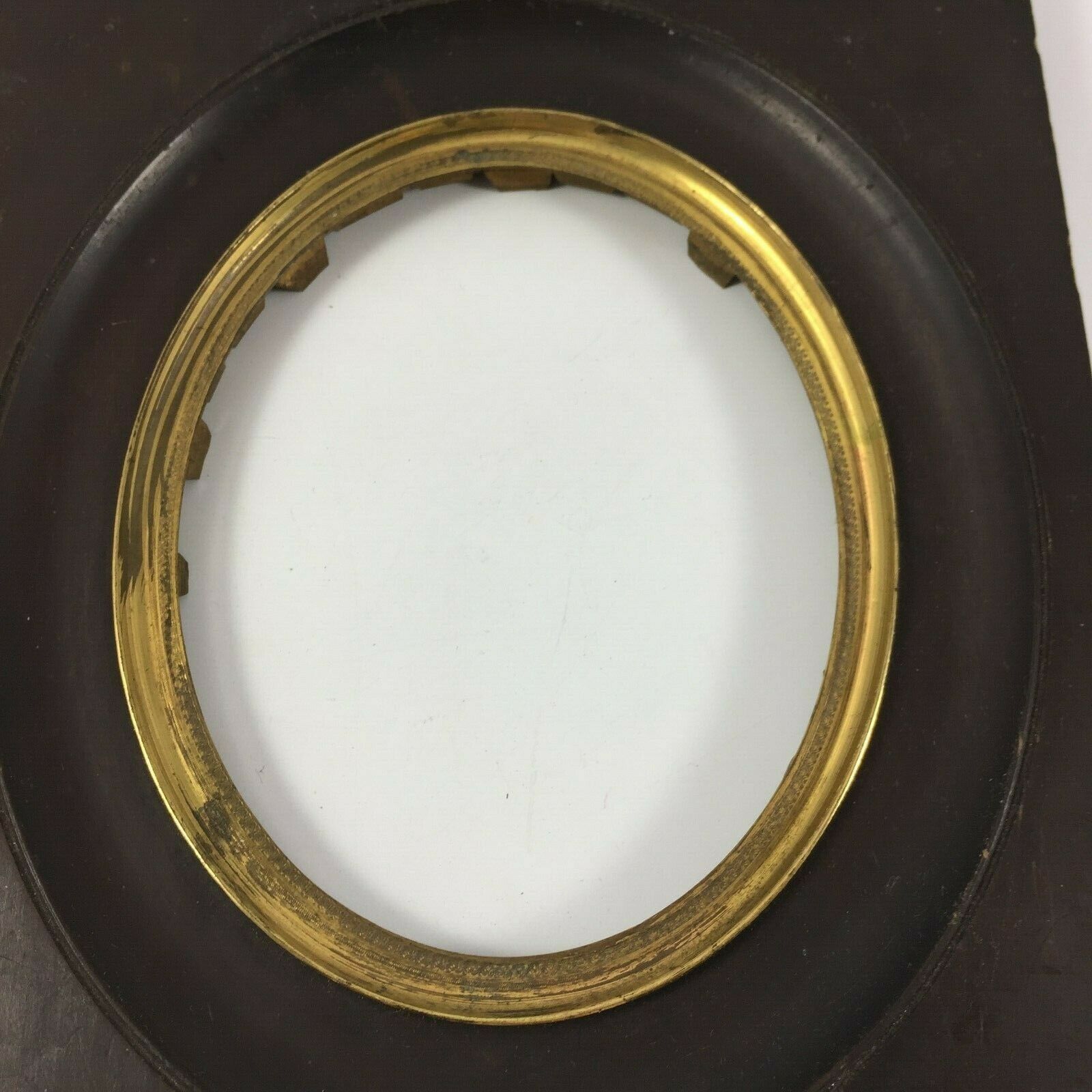 Frame of miniature wood and brass dore debut XlXeme