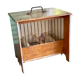 Cage à oiseaux en bois et acier