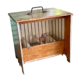 Cage à oiseaux en bois et acier