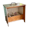 Wooden and steel bird cage