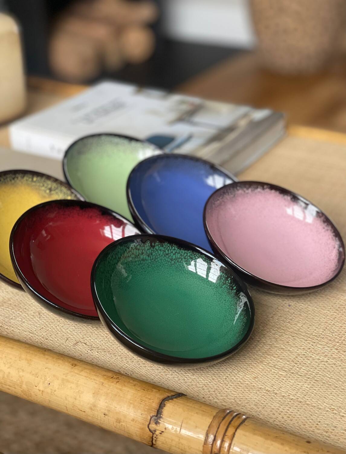 6 Keraluc cups 1960.