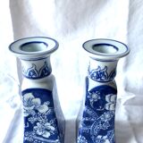 Candleholders in earthenware