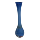Colorful blue Murano blown glass vase 60s-70s
