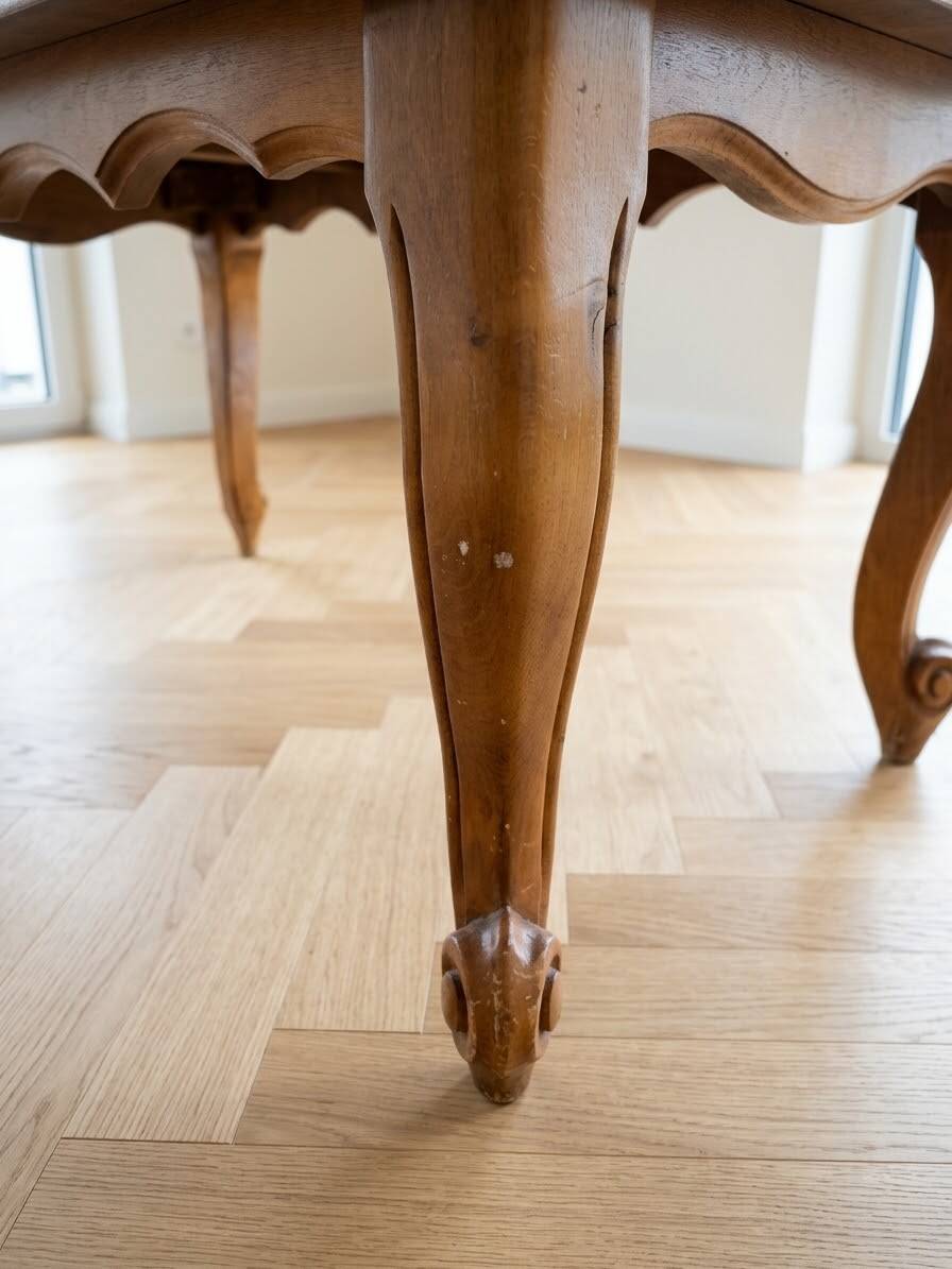 Classic coffee table in natural oak