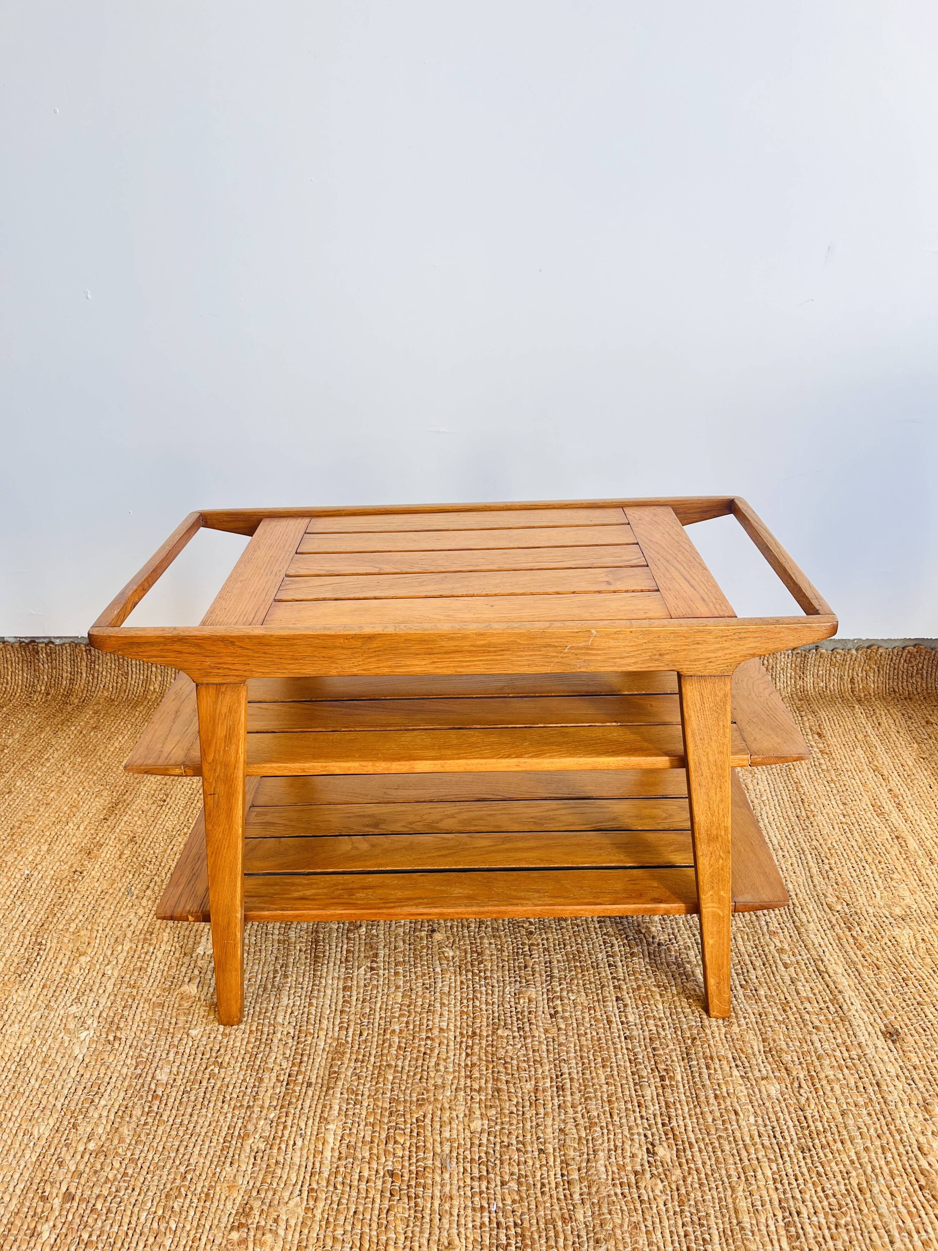 Scandinavian wooden sideboard by René-Jean CAILLETTE