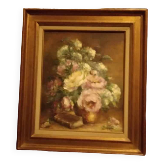 Peonies certified painting