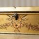 Lithographed sheet metal key box with its key