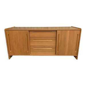 Enfilade chêne design portes coulissantes