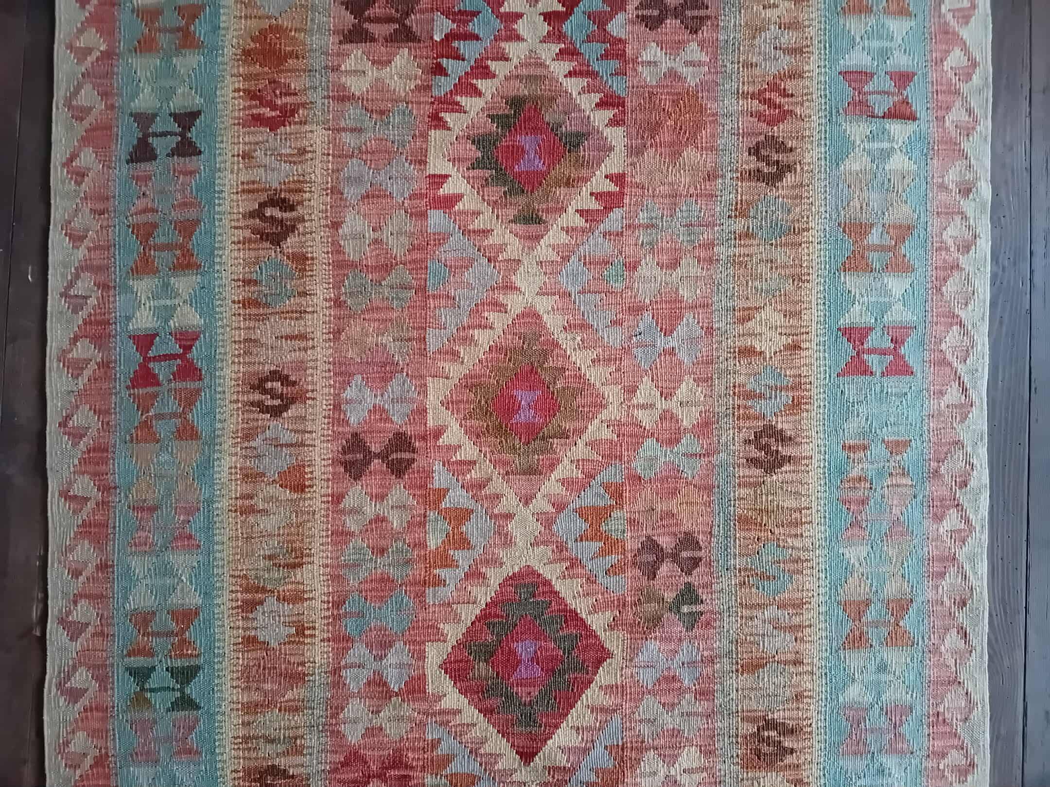 Kilim Afghan fait main 220x118cm
