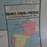 The geography map South America Armand Colin n°20