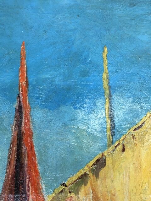 Marine oil on canvas, 1970s