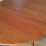 60's round table with extension