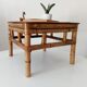 Vintage bamboo bedside table from the 70s.