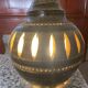 Lampe Georges Pelletier en céramique émaillée ajourée