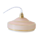 Hanging lamp in granite glass, pink and gold, vintage