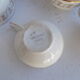 Lot of 10 Sarreguemines cups and saucers.