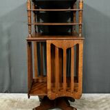 Revolving Walnut Bookcase, stamped G.Lancelin – 1900