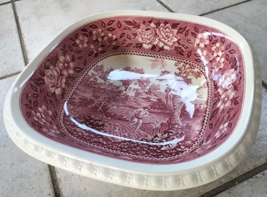 Square salad bowl. Rusticana red - Villeroy & Boch