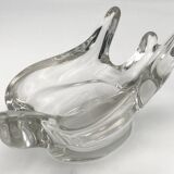 Bird-shaped paperweight, crystal swallow