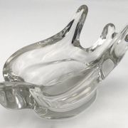 Vide-poche presse-papiers en forme d’oiseau, hirondelle en cristal
