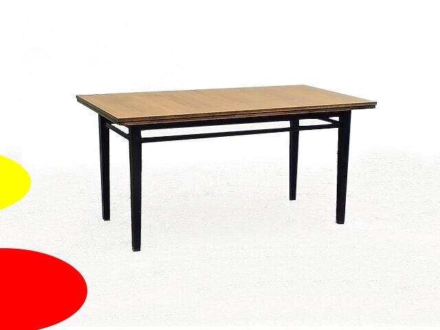 1970s vintage extendable dining table