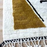 Berber Beni Ouarain rug from Morocco - Handmade wool, 155×110 cm